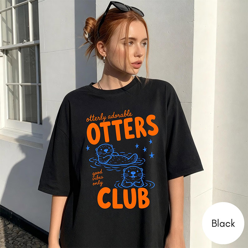Monterey Bay Aquarium Otters Club Shirt Monterey Bay Aquarium Otters Club Shirt