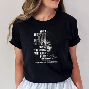 When The Power Of Love Overcomes Jimi Handrix Shirt
