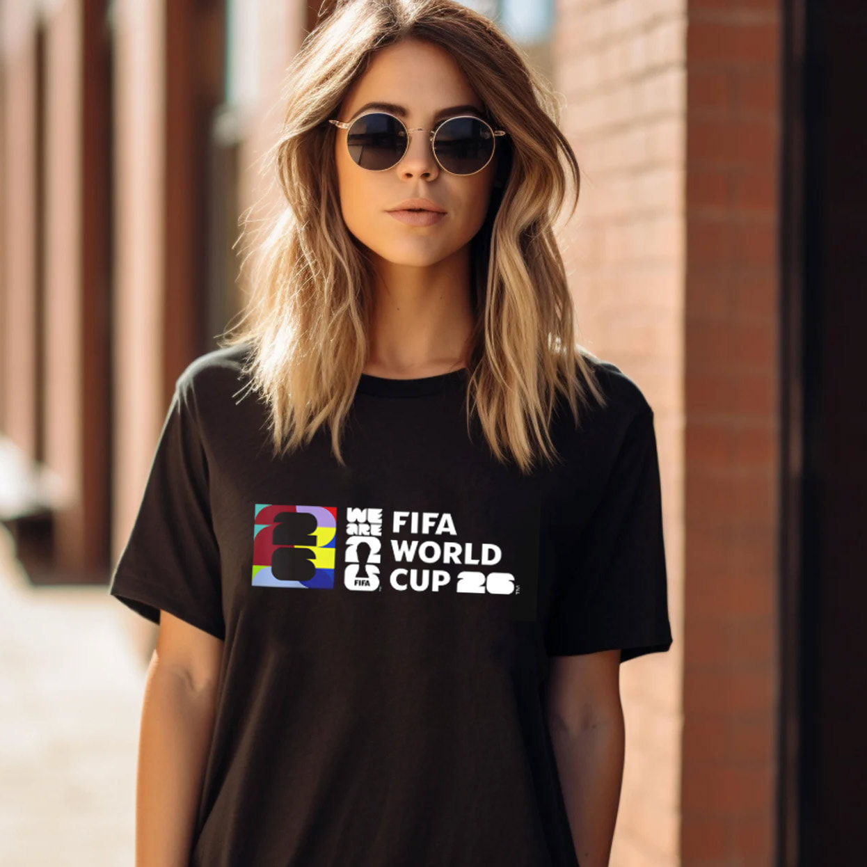 FIFA World Cup We Are 2026 Shirt Mockup on a Fan