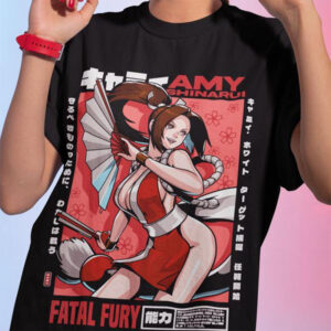 Fatal Fury KOF Mai Shiranui Gaming Shirt 1 PersonalizedShirts.net