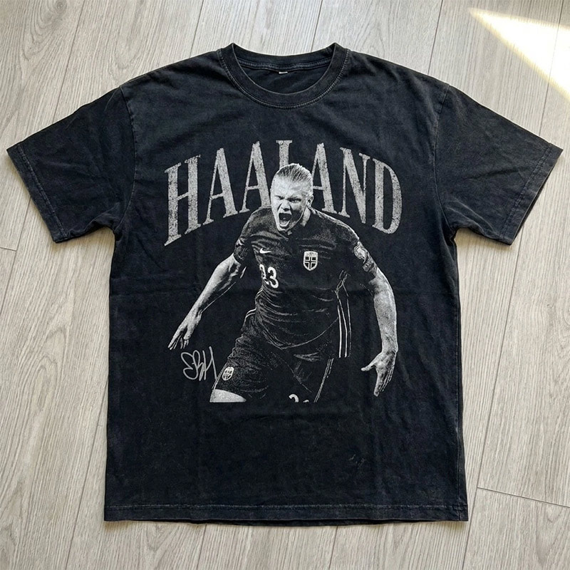 Retro Erling Haaland Vikings Shirt Retro Erling Haaland Vikings Shirt