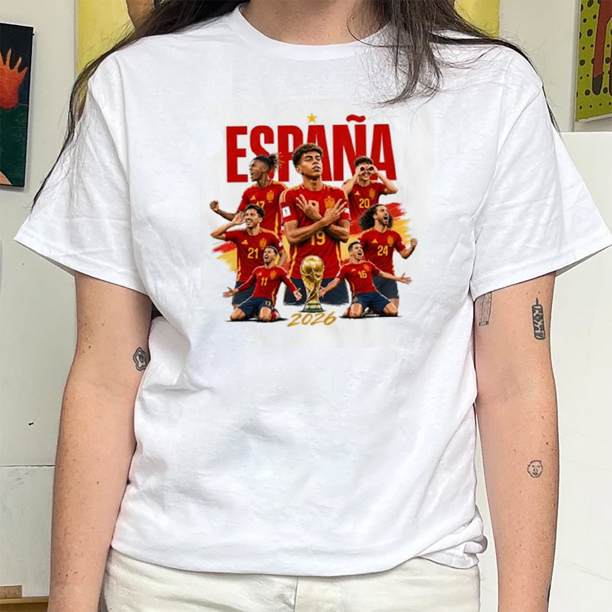 Football Espana Spain World Cup 2026 Champions Shirt
