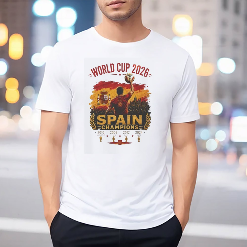 World Cup 2026 Champions Spain Shirt World Cup 2026 Champions Spain Shirt