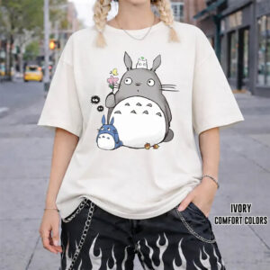 Cute My Neighbor Totoro, Studio Ghibli Characters Comfort Colors Shirt