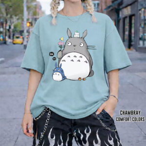 Cute My Neighbor Totoro, Studio Ghibli Characters Comfort Colors Shirt Cute My Neighbor Totoro, Studio Ghibli Characters Comfort Colors Shirt
