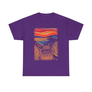 Totoro The Scream Parody Studio Ghibli Characters Tee