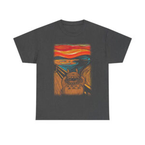 Totoro The Scream Parody Studio Ghibli Characters Tee 2