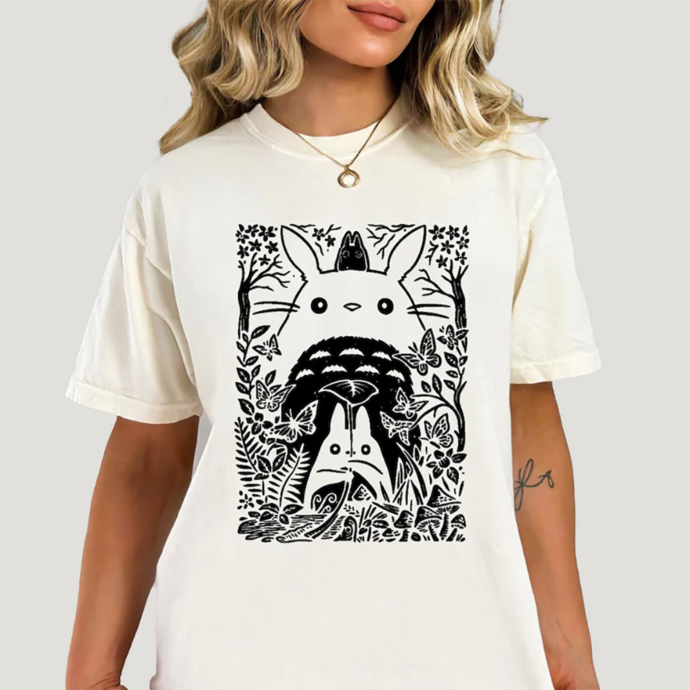 Vintage Studio Ghibli My Neighbor Totoro In The Forest Comfort Colors Shirt Vintage Studio Ghibli My Neighbor Totoro In The Forest Comfort Colors Shirt