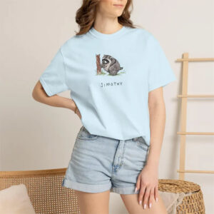 Cute Short King Jimothy Raccoon Viral Comfort Colors Shirt