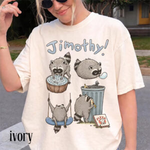 Cute Trash Panda Jimothy Raccoon Comfort Colors Shirt