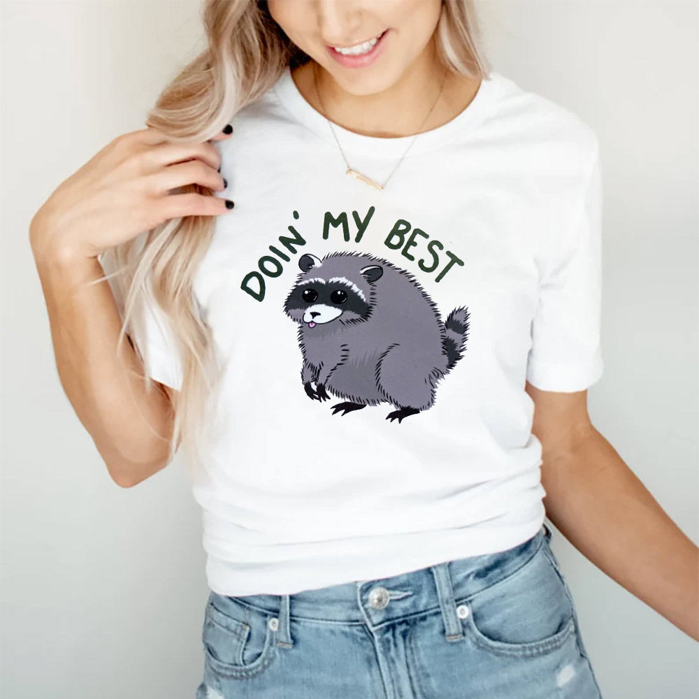 Doing My Best Cute Jimothy Raccoon Tee Doing My Best Cute Jimothy Raccoon Tee
