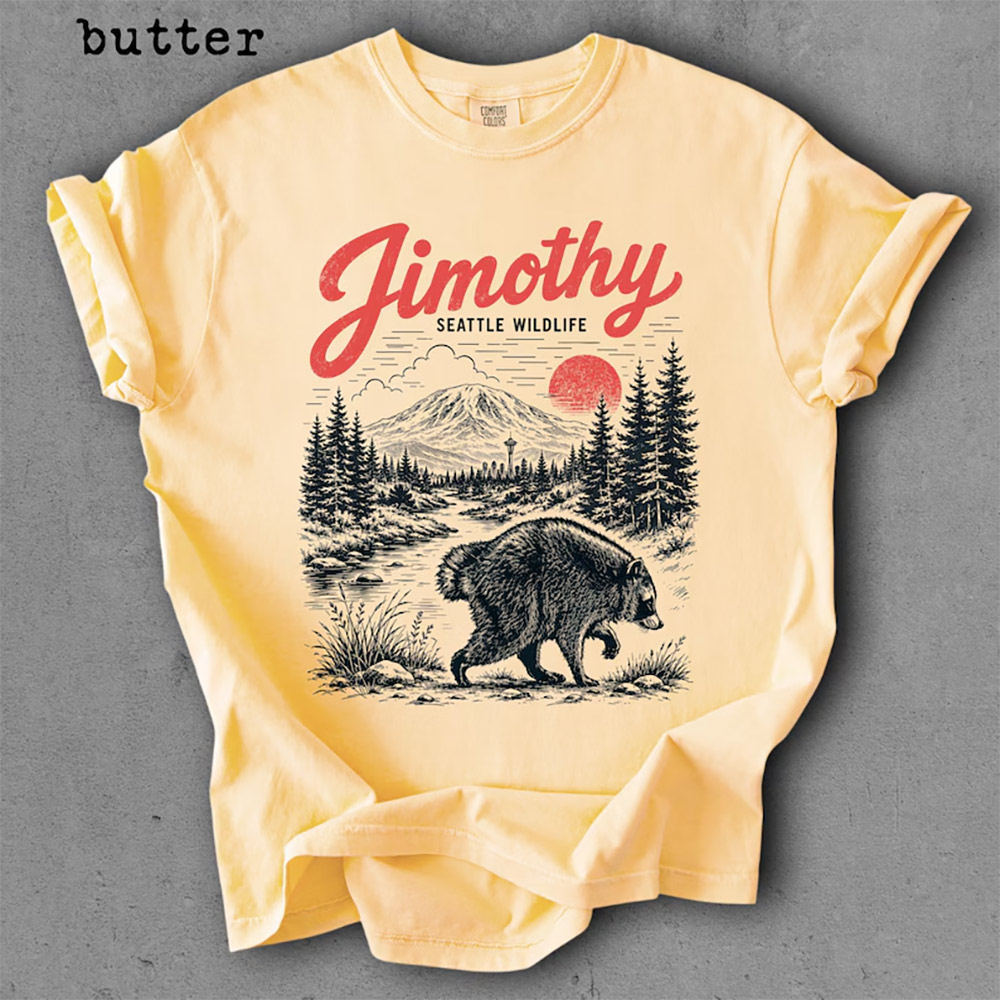 Short King Jimothy Raccoon Seattle Wildlife Comfort Colors Shirt Short King Jimothy Raccoon Seattle Wildlife Comfort Colors Shirt