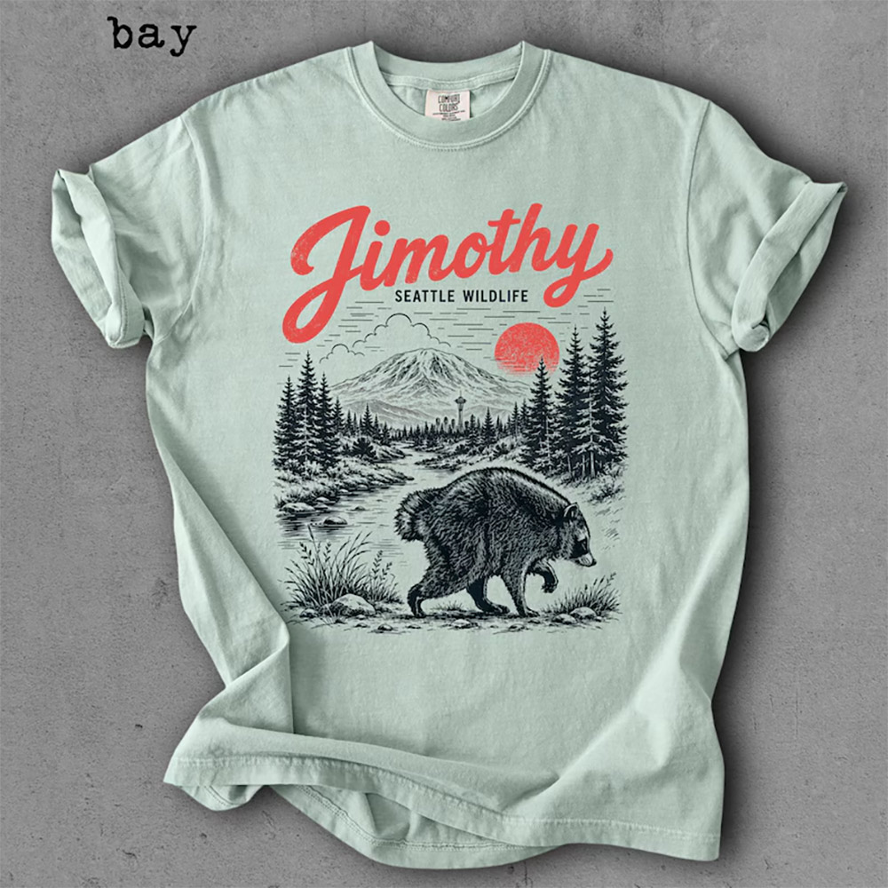 Short King Jimothy Raccoon Seattle Wildlife Comfort Colors Shirt Short King Jimothy Raccoon Seattle Wildlife Comfort Colors Shirt