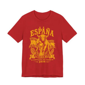 España La Furia Roja, España Campeones Del Mundo 2026 Shirt