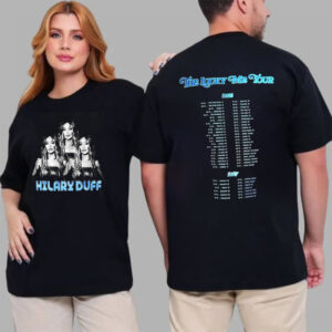 Hilary Duff Lucky Me Tour Dates 2-sided Shirt