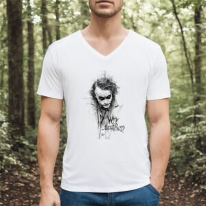 Batman Joker Why So Serious Art Tee