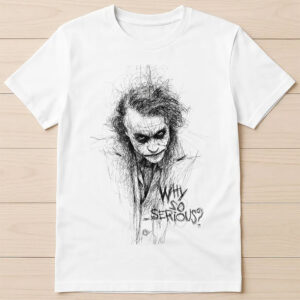 Batman Joker Why So Serious Art Tee 3