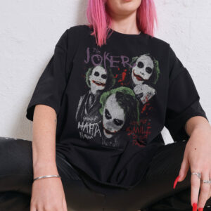 Batman The Joker Smile Vintage 90s Graphic Tee