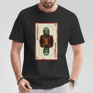 Joaquin Phoenix Joker Card Vintage Style Tee