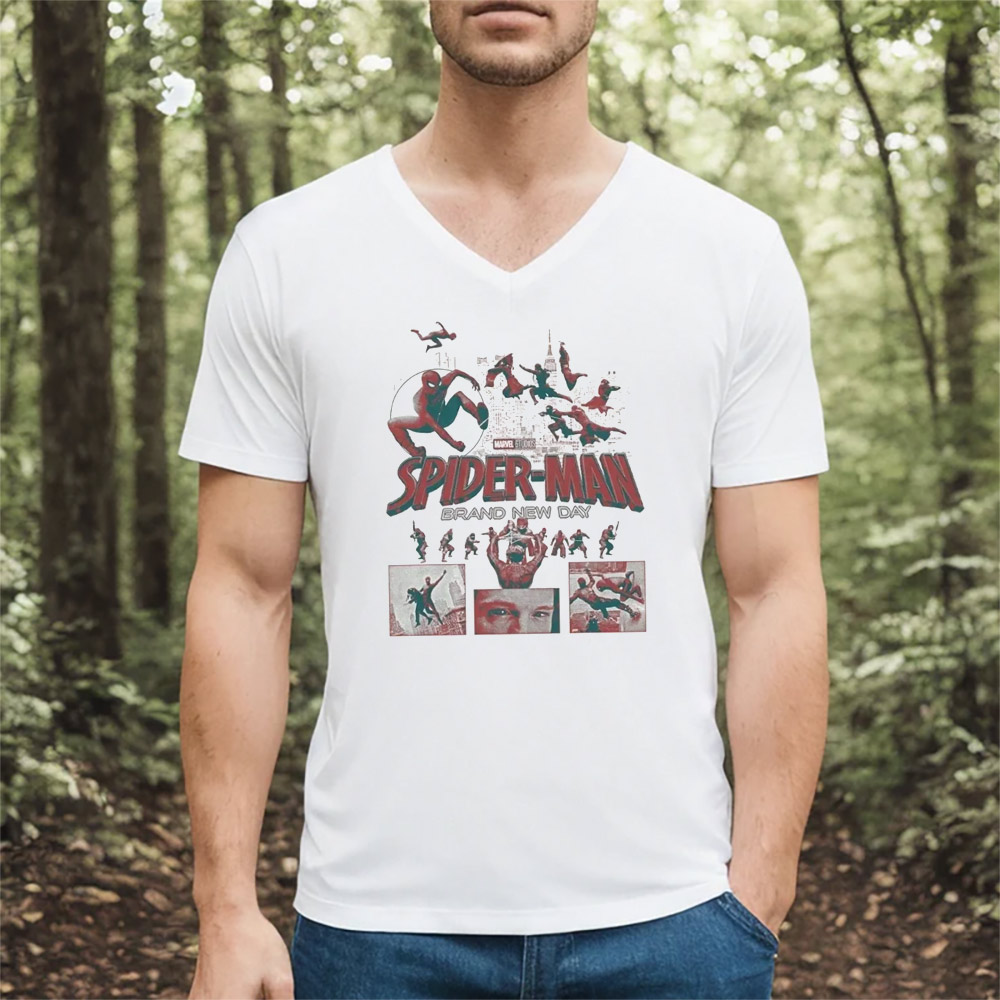 Marvel Spider-Man Brand New Day Trailer Vintage Style Shirt Marvel Spider-Man Brand New Day Trailer Vintage Style Shirt