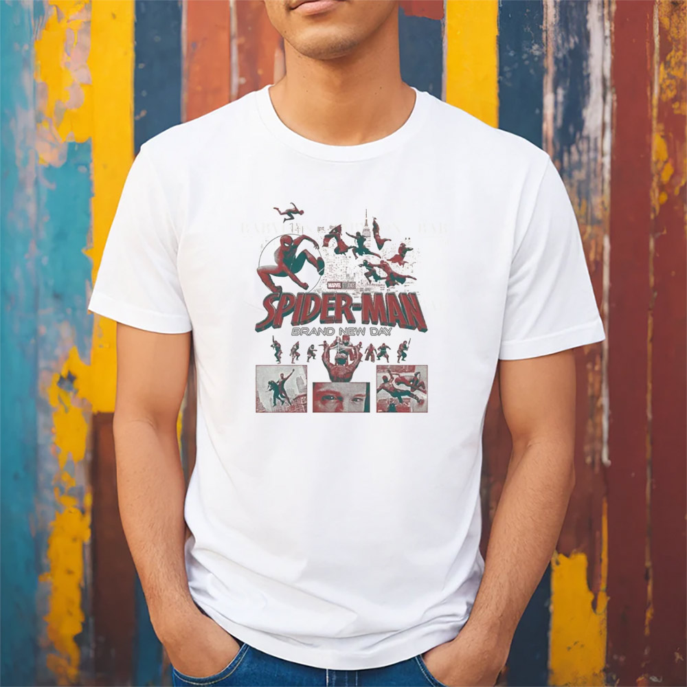 Marvel Spider-Man Brand New Day Trailer Vintage Style Shirt Marvel Spider-Man Brand New Day Trailer Vintage Style Shirt