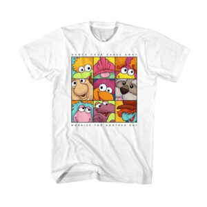 Worries For Anothers Day, Fraggle Rock Characters Cartoon Shirt 3