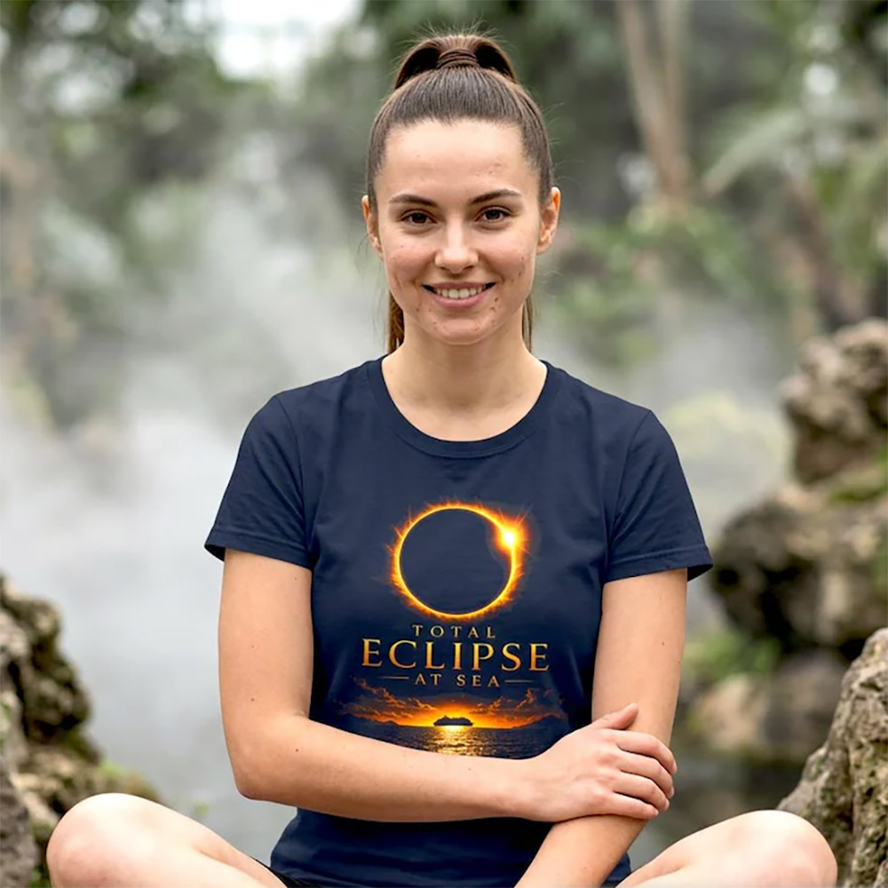 Total Eclipse at SEA, Celestial Solar Eclipse Shirt Total Eclipse at SEA, Celestial Solar Eclipse Shirt