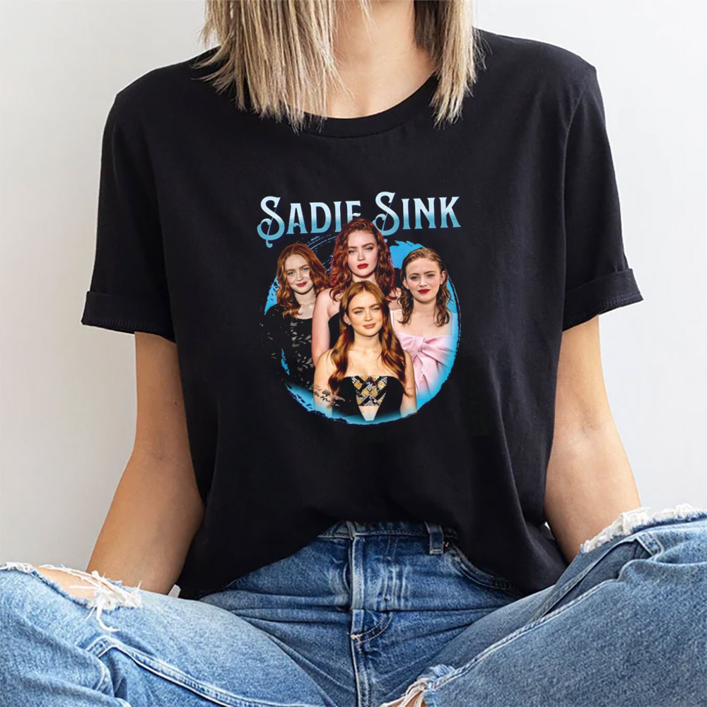 Spider-Man Sadie Sink Collage Style Shirt Spider-Man Sadie Sink Collage Style Shirt