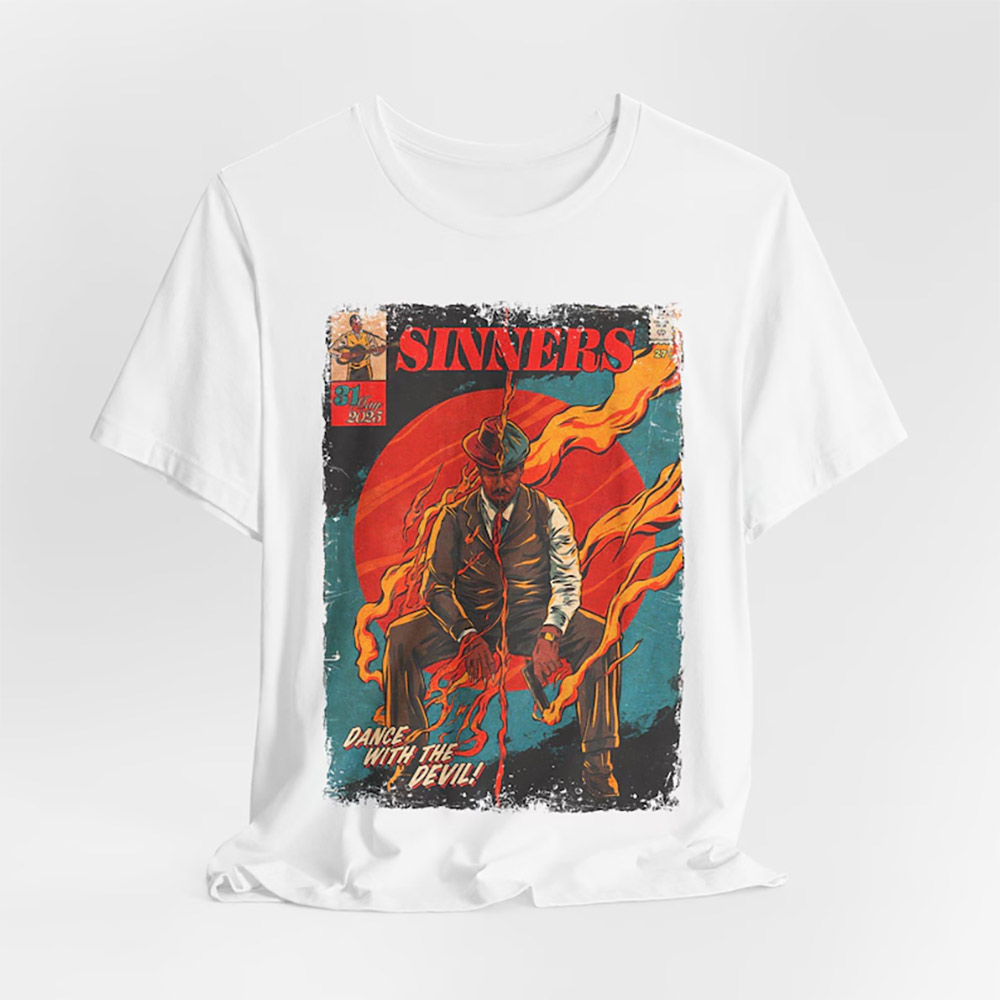 Dance With The Devil Retro Sinners Movie Comic Style Shirt Dance With The Devil Retro Sinners Movie Comic Style Shirt
