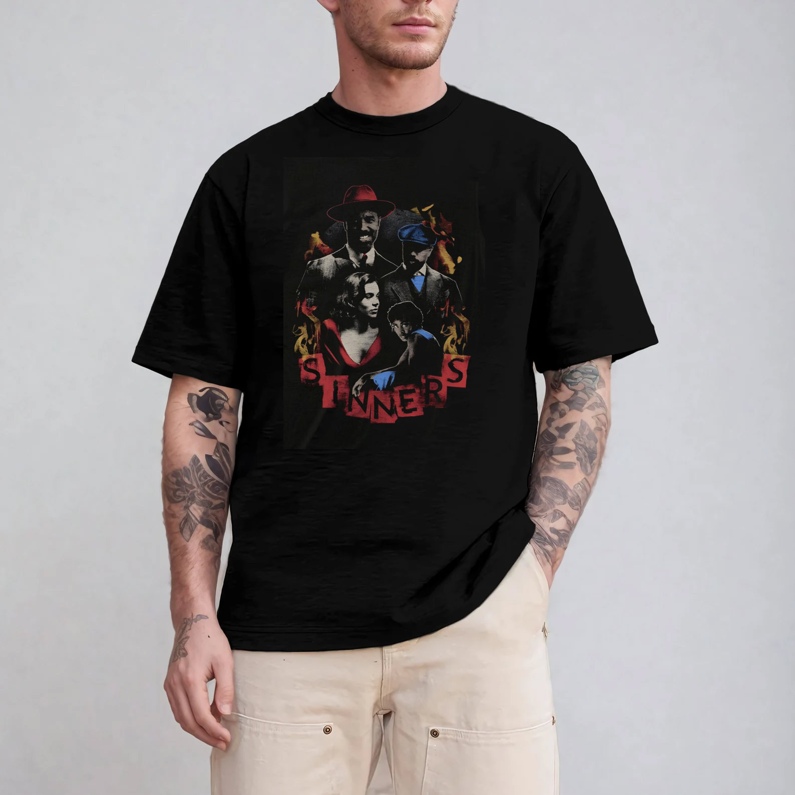 Michael B. Jordan Sinners Horror Film Comfort Colors Shirt Michael B. Jordan Sinners Horror Film Comfort Colors Shirt