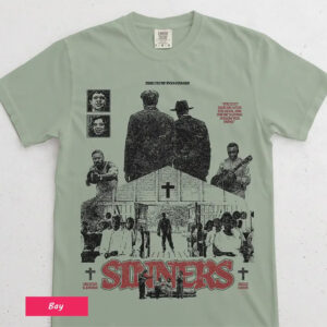 Retro Dark Horror Film Sinners Comfort Colors Shirt 1