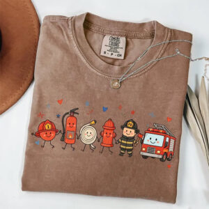 Cute Future Firefighter Comfort Colors Shirt
