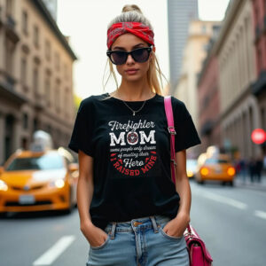 Proud Firefighter Mom Shirt 3