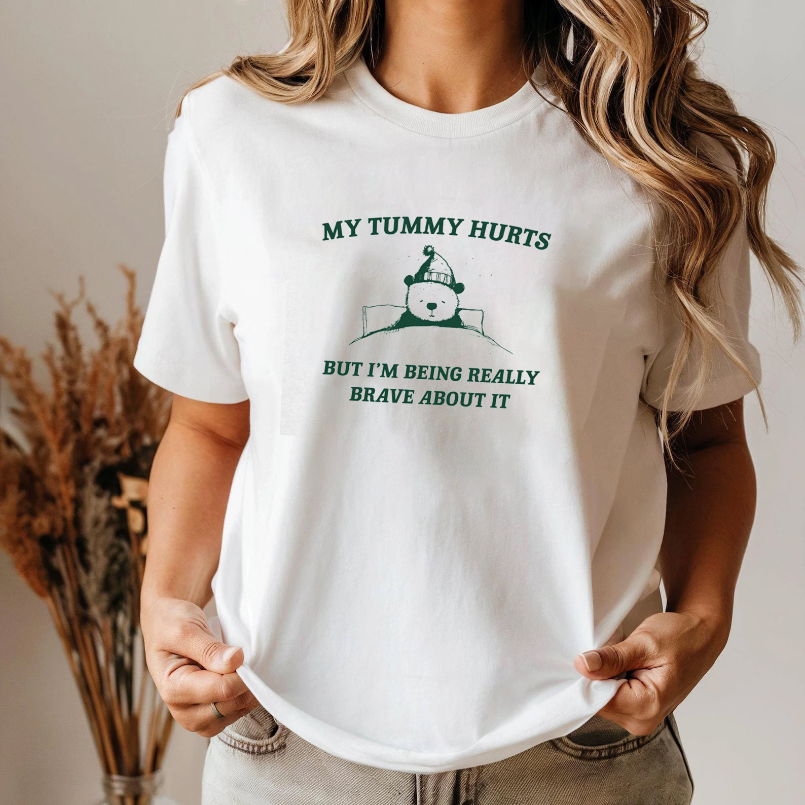 My Tummy Hurts Brave Bear Meme Shirt My Tummy Hurts Brave Bear Meme Shirt
