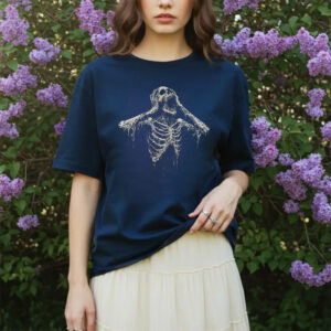 Screaming Spooky Scary Skeleton Undead Comfort Colors Shirt