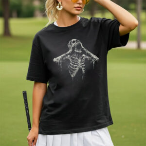 Screaming Spooky Scary Skeleton Undead Comfort Colors Shirt
