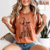 Yes I Can Drive A Stick Funny Witch Halloween Outfits Comfort Colors Shirt
