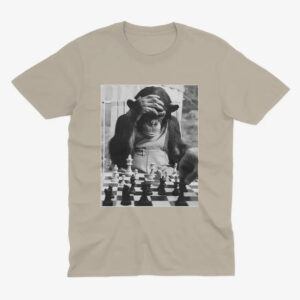 Chimp Playing Chess Meme Shirt 1