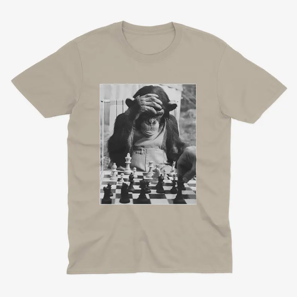 Chimp Playing Chess Meme Shirt Chimp Playing Chess Meme Shirt