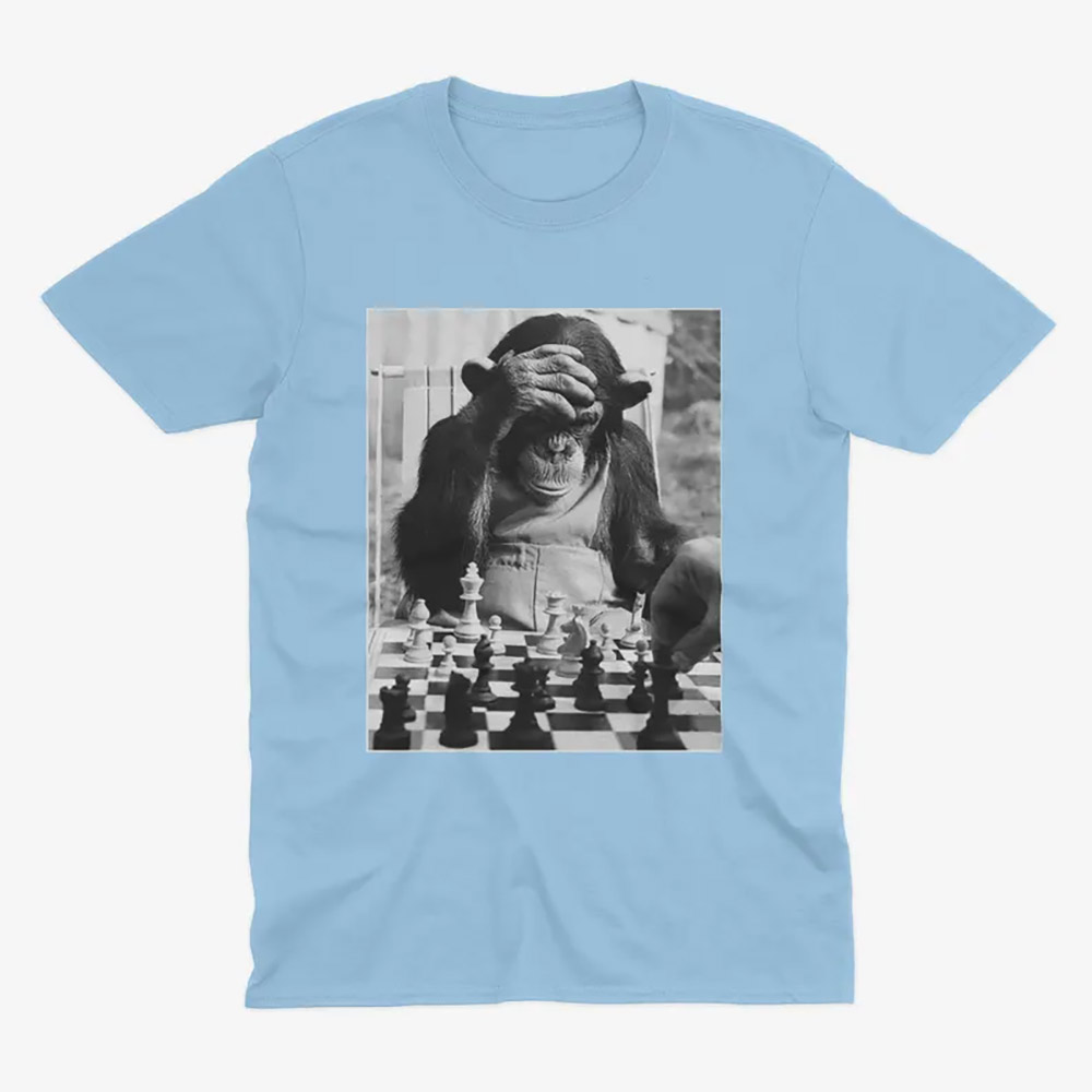 Chimp Playing Chess Meme Shirt Chimp Playing Chess Meme Shirt