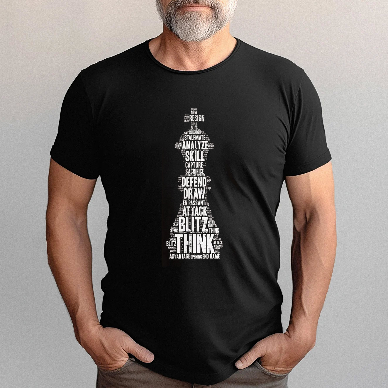 Cool The King Chess Words Player Shirt