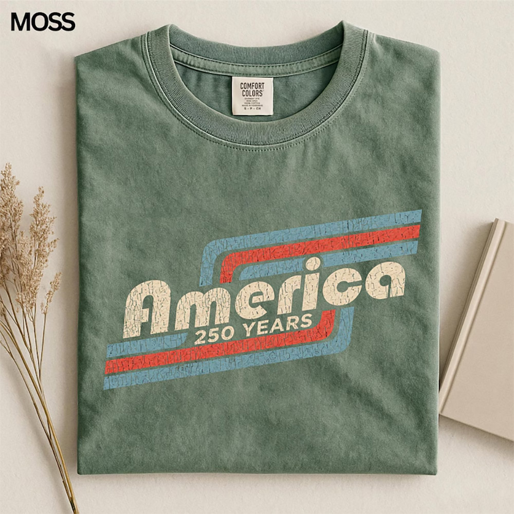 Patriotic American 250 Years Vintage 90s Comfort Colors Shirt