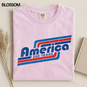 Patriotic American 250 Years Vintage 90s Comfort Colors Shirt 2