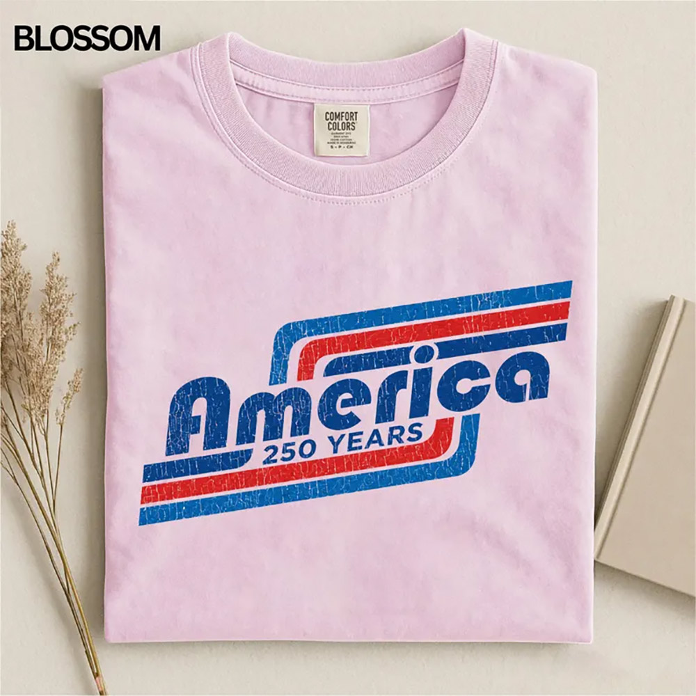 Patriotic American 250 Years Vintage 90s Comfort Colors Shirt