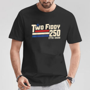 Two Fiddy America 250th Anniversary Vintage Patriotic Shirt