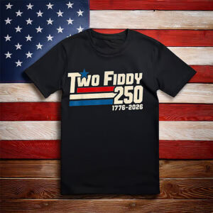 Two Fiddy America 250th Anniversary Vintage Patriotic T Shirt 2