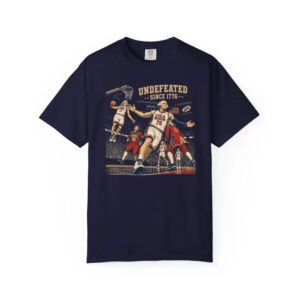Undefeated Since 1776 Funny Founding Fathers America 250 Comfort Colors Shirt 2
