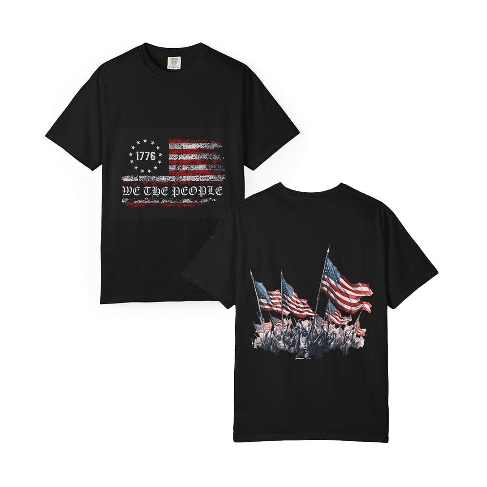 Vintage We The People Best Patriot Gifts Comfort Colors Shirt
