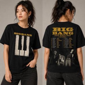 2026 BIGBANG World Tour Dates 2-sided Shirt