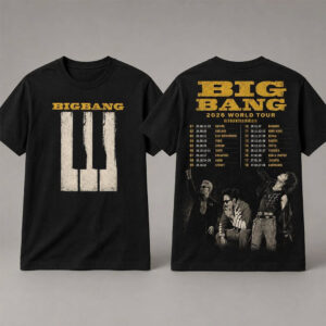 2026 BIGBANG World Tour Dates 2 sided Shirt 2